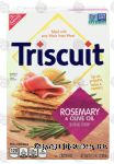 Nabisco Triscuit rosemary & olive oil flavor crackers Center Front Picture