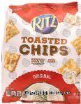 Nabisco Ritz original toasted chips, bag Center Front Picture