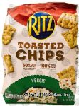 Nabisco Ritz veggie toasted chips, bag Center Front Picture