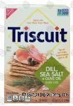 Nabisco Triscuit dill sea salt & olive oil flavor crackers Center Front Picture