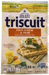 Triscuit  four cheese & herb triscuit wheat crackers, box Center Front Picture