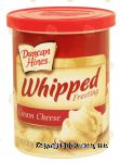 Duncan Hines Whipped cream cheese frosting, 15% bonus size Center Front Picture