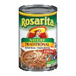 Rosarita Refried Beans Traditional No Fat Center Front Picture