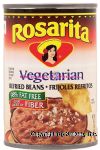 Rosarita  vegetarian refried beans, frijoles refritos Center Front Picture