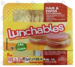 Oscar Mayer Lunchables ham & swiss with crackers Center Front Picture