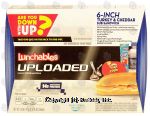 Oscar Mayer Lunchables uploaded; lunch combinations, 6-inch turkey & cheddar sub sandwich, 5 oz & 10 fl oz drink Center Front Picture