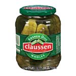 Claussen Pickles Kosher Dill Wholes Center Front Picture