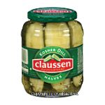 Claussen Pickles Kosher Dill Halves Center Front Picture