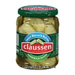 Claussen Pickles Bread 'n Butter Sandwich Slices Center Front Picture