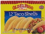 Old El Paso  12 regular hard taco shells Center Front Picture