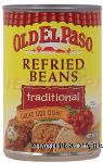 Old El Paso  traditional refried beans Center Front Picture