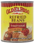 Old El Paso  refried traditional beans Center Front Picture