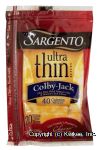 Sargento(R) Ultra Thin sliced natural colby & monterey jack cheese, 40 calories per slice, 20 slices Center Front Picture