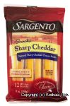 Sargento(R) Snacks Sharp Cheddar Sticks 12 Ct Center Front Picture