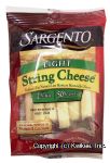 Sargento(R) Light String Cheese Light 12 Ct Center Front Picture