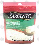 Sargento(R) Off the Block mozzarella traditional cut shredded cheese Center Front Picture