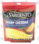 Sargento(R) Off the Block sharp cheddar traditional cut cheese Center Front Picture