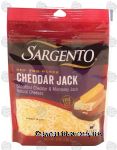 Sargento(R) Off the Block cheddar jack fine cut shredded cheese, 2-cups Center Front Picture