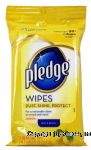 Pledge  pre-moistened wipes, dust, shine, protect, lemon scent Center Front Picture