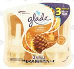 Glade plugins cashmere woods scented refills, 3-count Center Front Picture