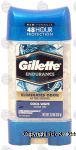 Gillette Endurance clear gel, anti-perspirant/deodorant, cool wave Center Front Picture