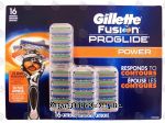 Gillette Fusion Proglide Power; shaving cartridge refill blades Center Front Picture