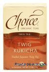 Choice  twig kukicha, organic toasted japanese twig tea, 16-bags Center Front Picture