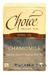 Choice  chamomile organic herbal tea, 16-bags Center Front Picture