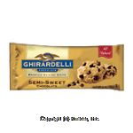 Ghirardelli Baking Chips Semi-Sweet Chocolate Chips Center Front Picture