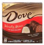 Dove  variety minis with dark chocolate, vanilla & chocolate ice cream, 14-count Center Front Picture