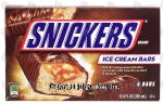 Snickers(r)  ice cream bars, peanut butter ice cream w/caramel & peanuts, 6-pack Center Front Picture