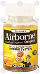 Airborne Original immune support supplement, assorted fruit flavors, gummies Center Front Picture