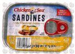 Chicken Of The Sea  sardines in mustard sauce Center Front Picture