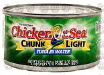 Chicken Of The Sea Tuna chunk light in spring water Center Front Picture