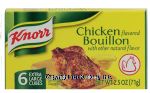 Knorr Bouillon Chicken Cubes Extra Large 6 Ct Center Front Picture