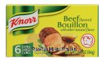 Knorr Bouillon Beef Cubes Extra Large 6 Ct Center Front Picture