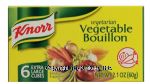 Knorr Bouillon Vegetarian Vegetable Extra Large Cubes 6 Ct Center Front Picture