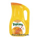 Tropicana Pure Premium Orange Juice Grovestand Lots Of Pulp Center Front Picture