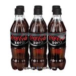 Coca-Cola Zero Cola .5 L Center Front Picture