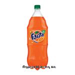 Fanta  orange flavored soda, caffeine free Center Front Picture