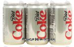 Diet Coke  carbonated soda pop, 7.5-fl. oz. Center Front Picture