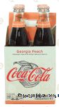 Coca-Cola Georgia Peach flavored cola cabonated soda, 12-fl. oz. Center Front Picture