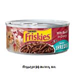 Friskies  savory shreds with beef in gravy Center Front Picture