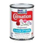 Carnation Evaporated Milk Vitamins A & D Added Lowfat 2% Center Front Picture