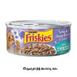 Friskies Wet Cat Food Shredded Turkey & Cheese Dinner In Gravy Center Front Picture