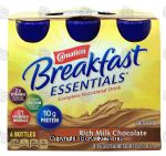 Carnation Breakfast Essentials rich milk chocolate complete nutritional drink, 8-fl. oz. Center Front Picture