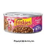 Friskies Wet Cat Food Sliced Gourmet Grill Center Front Picture