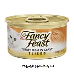 Fancy Feast Cat Food Sliced Turkey Feast In Gravy Center Front Picture