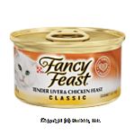 Fancy Feast Cat Food Tender Liver & Chicken Feast Center Front Picture