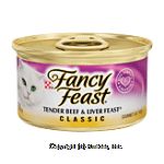 Fancy Feast Cat Food Tender Beef & Liver Feast Center Front Picture